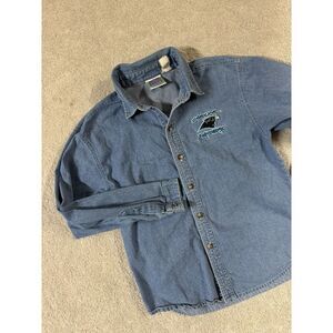 Blue Denim Button Down Shirt
